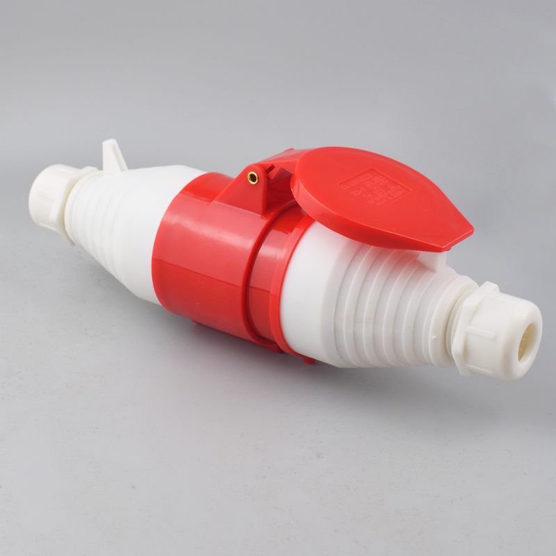 IP44 Industrial Plug and Socket Waterproof Connector 3PIN 4PIN 5PIN 16A/32A Waterproof Electrical Connection Wall Mount Socket