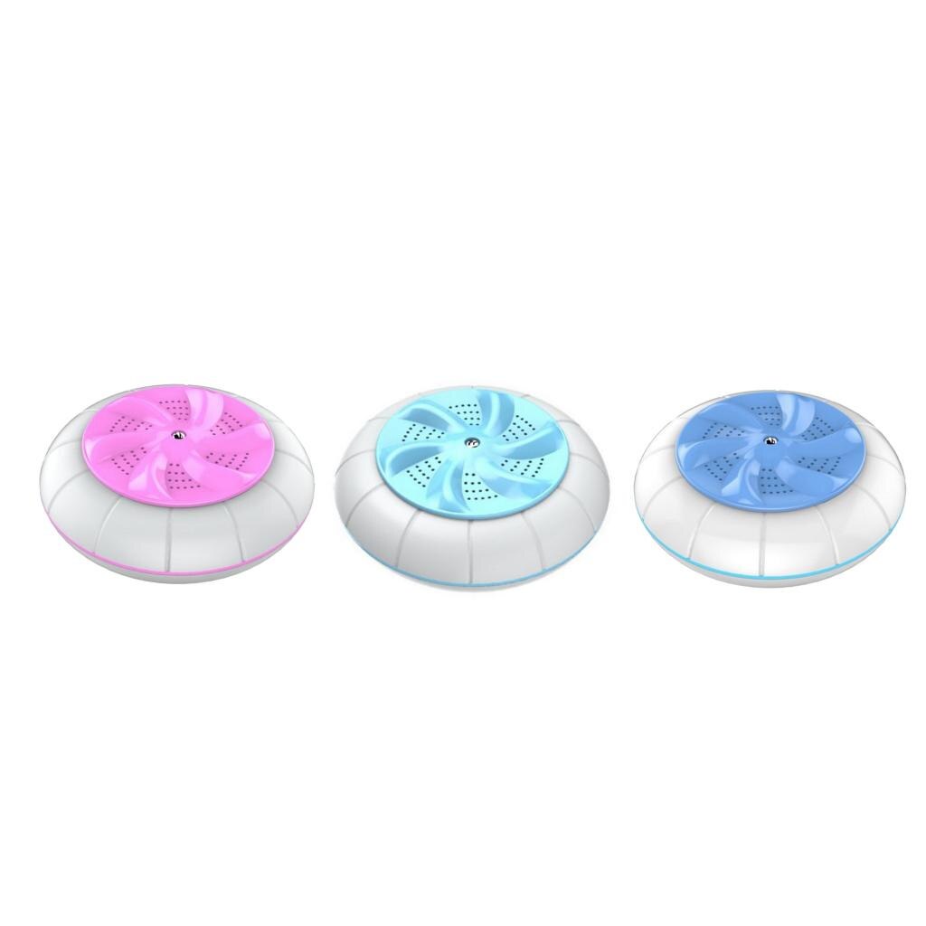 Ultrasonic Turbine Washing Machine Mini Tub Laundry Washer for Dorms Cyan