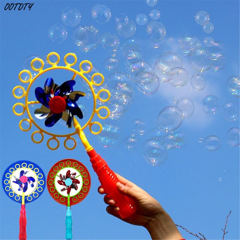 Windmill Bubble Stick Home Wedding Birthday Party Decorations Outdoor Fun Bubble Toy