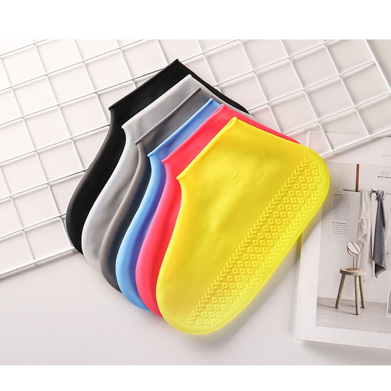 1 Paar Herbruikbare Latex Waterdichte Regen Schoenen Covers Anti-Slip Rubber Rain Boot Overschoenen S/M/L schoenen Accessoires Schoenen Cover