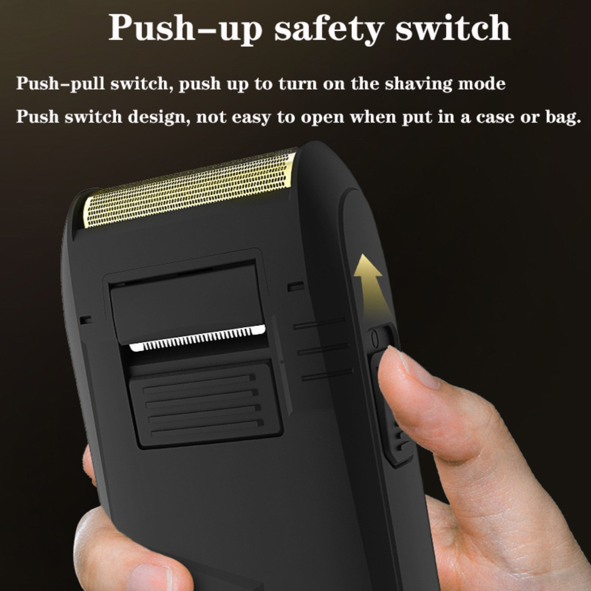 VGR rasuradora de hombre maquina afeitar afeitadoras eléctricas Afeitadora eléctrica Recortadora de barba Afeitadoras recargables Afeitadora de láminas Mini máquina de afeitar alternativa para hombre V-375