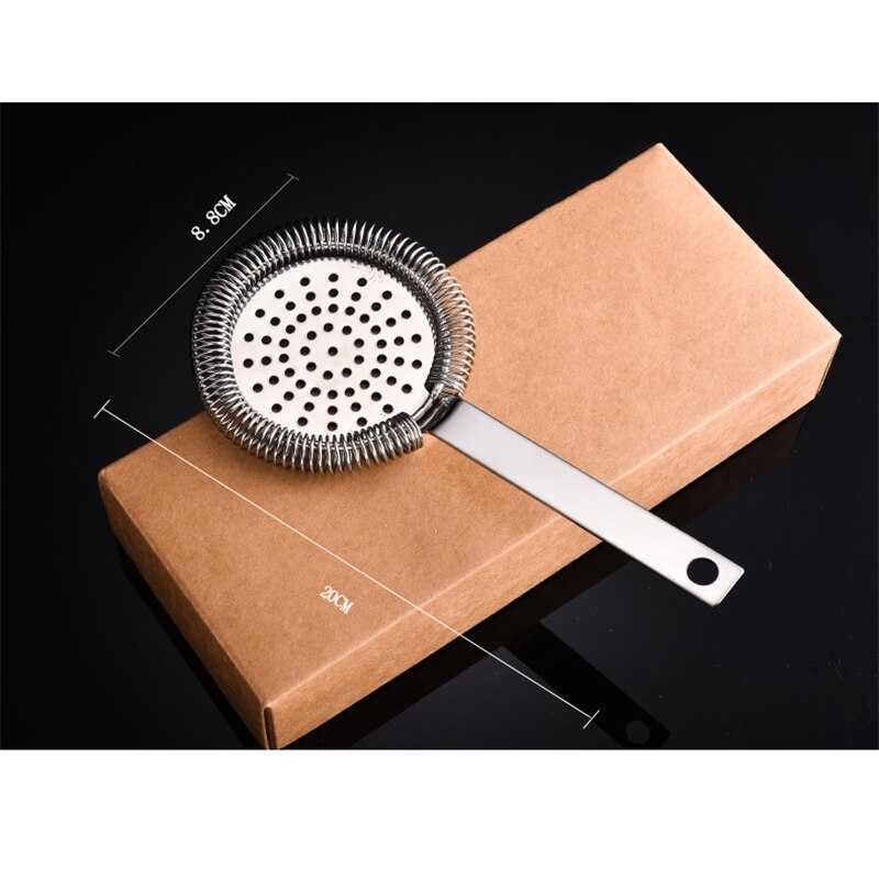 Hawthorn Cocktail Strainer Stainless Steel Bar Strainer Bar Tools Bartender Bar Wire Mixed Drink Ice Strainer