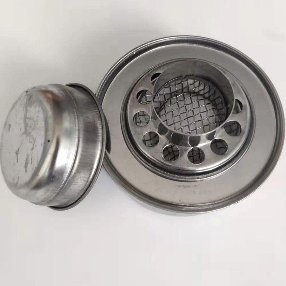 1 Set Fuel Holder Stainless Steel Fuel Box Alcohol Burner Alcohol Stove Wick Stove Wick Fuel Canister For Single Stove