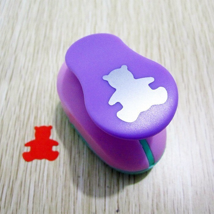 Large Bird A Punch Flower Craft Hole Puncher Scrapbooking Punches Heart Shape Paper Embossing For Card Making 2.3 - 2.5cm: bear