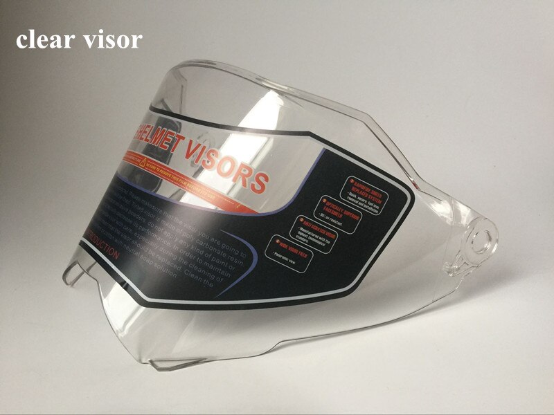 Helm vizier integraal motorhelm lens vervangende lens geschikt voor mijn winkel helm weg crosshelm voor 716 modellen: Transparante lens