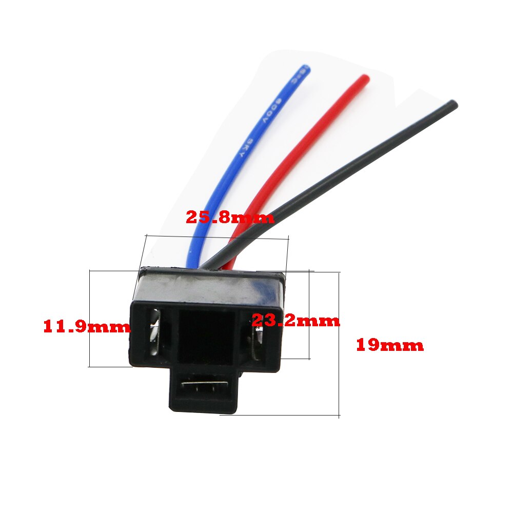 YSY 10 Uds H4 9003 coche camión hembra extensión del faro conector enchufe luz bombilla adaptador de cable 12V