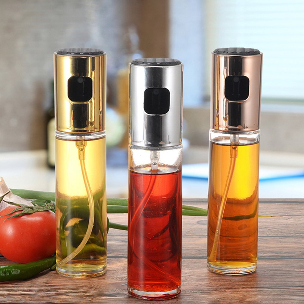 Injectie Ketel Olie Spray Pomp Fles Glazen Olijf Koken Roestvrij Stalen Pot Lekvrij Keuken Glas Injectie Fles