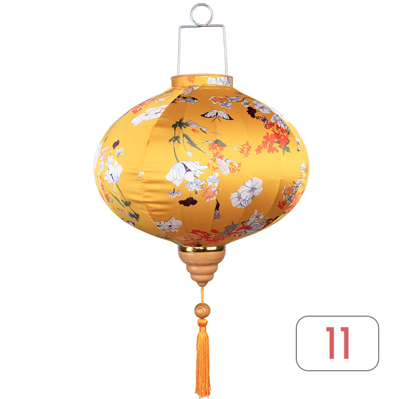 Linterna de seda china para decoración de fiestas, farol de estilo antiguo, Palacio de Vietnam, restaurante, sala de té, Festival de medio Otoño, 12/14 pulgadas: 11 / 12 inch