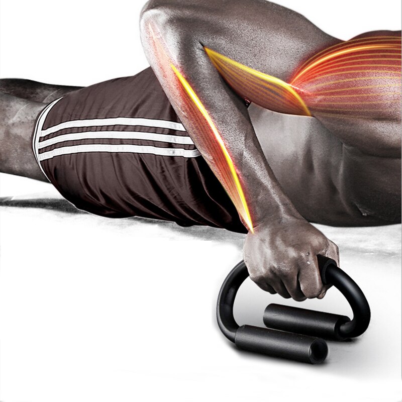 Barra de realce de Fitness en forma de S, soportes de realce de aleación de aluminio para ejercicio de expansión muscular en el pecho, equipo de entrenamiento