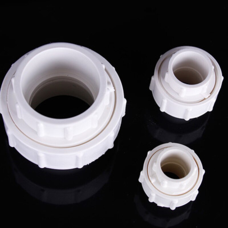 1PCS PVC-U 20mm 25mm 32mm Unie Connector PVC Plastic Waterleiding Fittingen Tuin Irrigatie Joint aquarium Accessoires