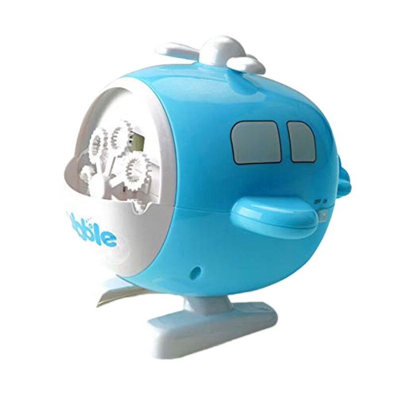 Automatische Helicopter Bubble Machine Elektrische Cartoon Bubble Machine Kinderen Blow Bubble Machine Speelgoed