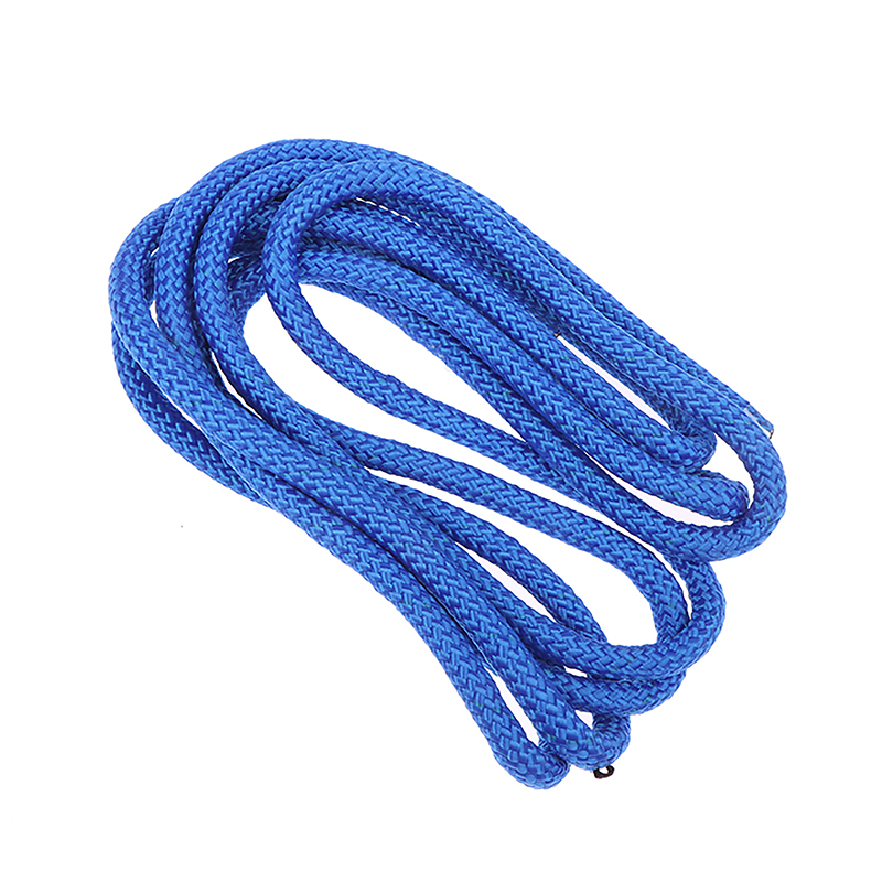 Cuerda para artes de gimnasia, cuerda para saltar, ejercicio, Fitness, Color arcoíris, cuerda de entrenamiento deportivo, cuerda para gimnasia rítmica, herramienta deportiva: Blanco