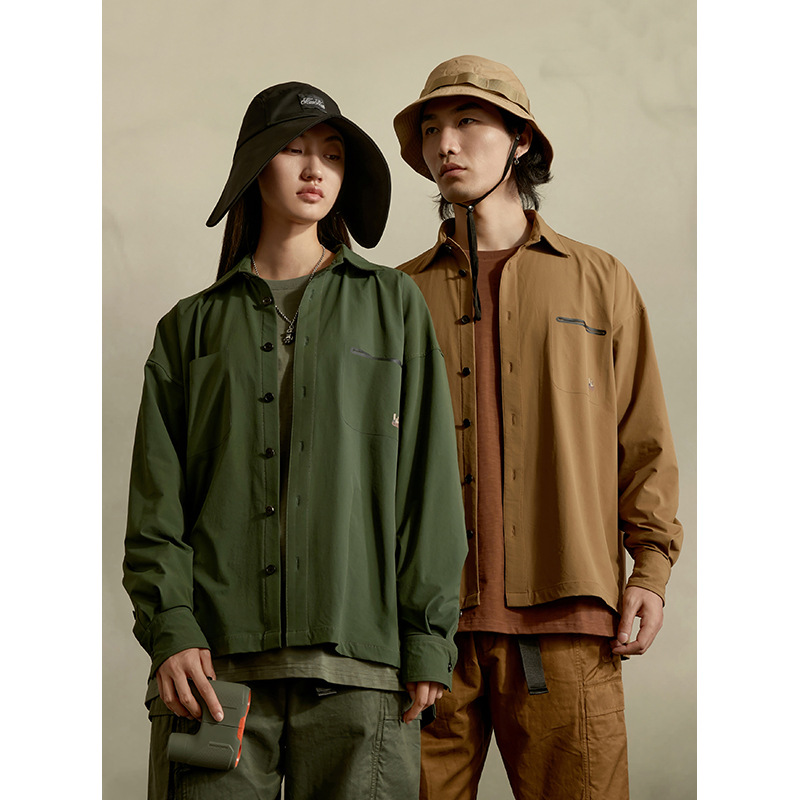 Naturetrekking extérieur fonctionnel longue homme/femme loisirs voyage chemise unisexe extérieur voyage séchage rapide Nature randonnée Camping haut