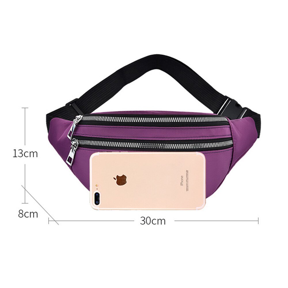 Fanny Pack For Women Waterproof Waist Bag Lady Bum Bag Travel Crossbody Chest Bags Unisex Hip Bag