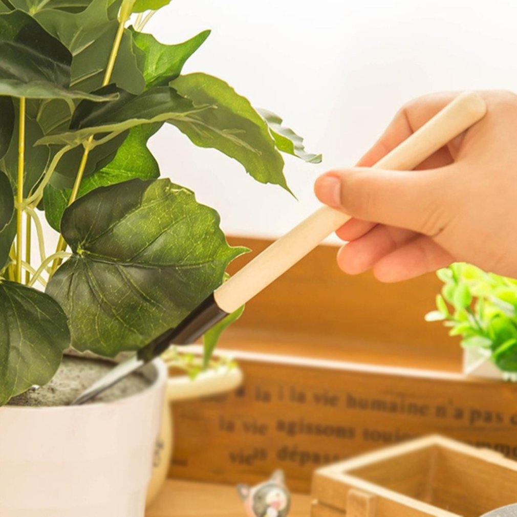 Tomantery Tuinschep, 4-delige Mini-metalen Troffel, Lichtgewicht en