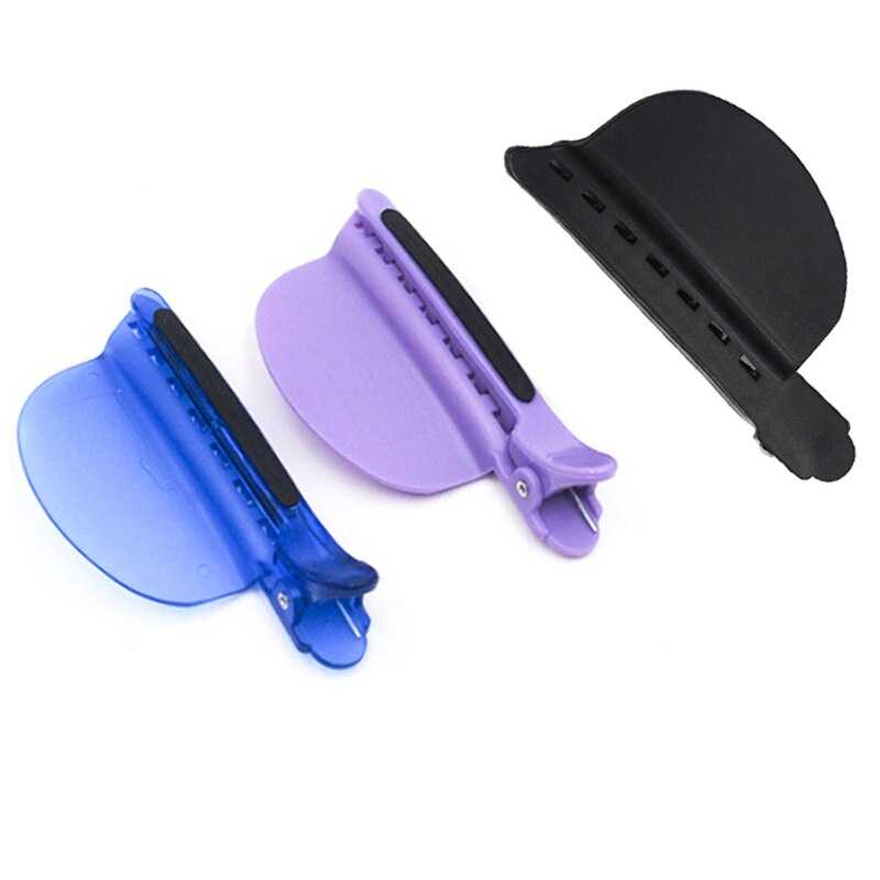 /Speed Separator Clips Blauw Paars Zwarte Kleur Voor Salon Hair Extension Gereedschap