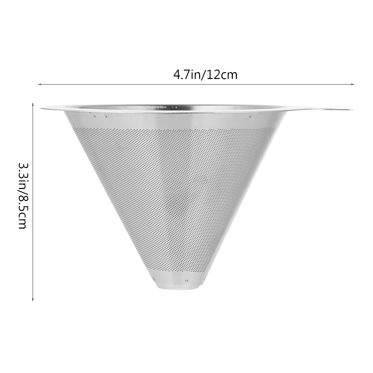 1pc Reusable Drip Coffee Filter Pour Over Coffee Filter Cone Coffee Dripper