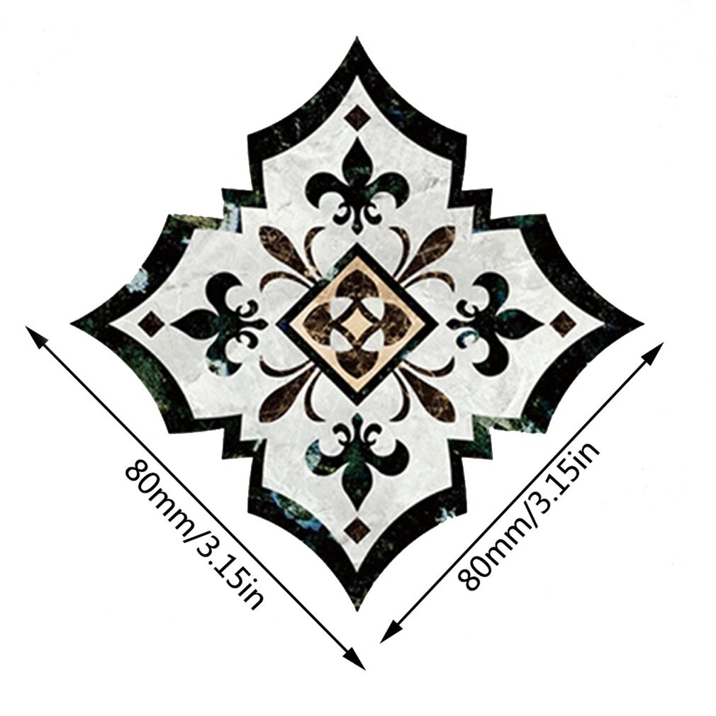 Tile Stickers Self Adhesive Diagonal Sticker Tile Floor Wall Stickers Tile Sticker Bathroom Tiles 3D Decals Home Decor: 11