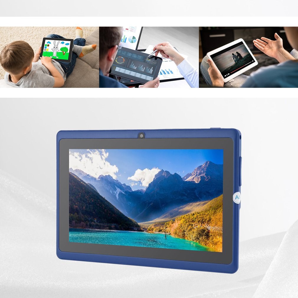 Refurbished Q88 Quad-core Wifi Tablet Seven-inch USB Power Supply 512MB+4GB Durable Practical Tablet