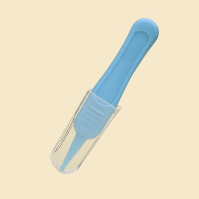 Baby Dig Booger Clip Infants Clean Ear Nose Navel Safety Tweezers Safe Forceps Cleaning Supplies: bule color