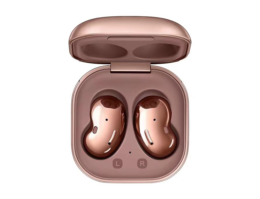 Tws-øretelefoner galaxy buds live high-end bluetooth 5.0 trådløs opladning  r180 bluetooth: Guld