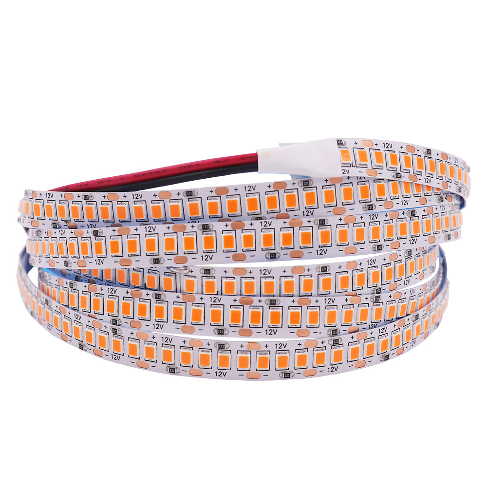12V 24V 4mm 8mm 10mm naranja ámbar llama LED tira Flexible 1800k 1900k 240leds/m 120leds/m cinta Flexible suave 5M/rollo