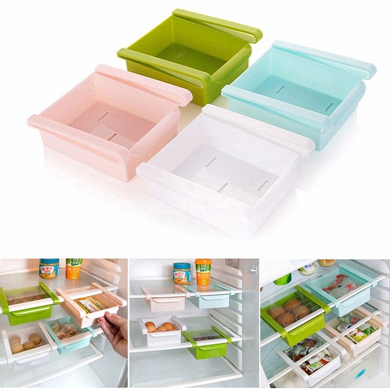 Kitchen refrigerator storage box storage rack refrigerator freezer pantry organizer kitchen supplies storage rack