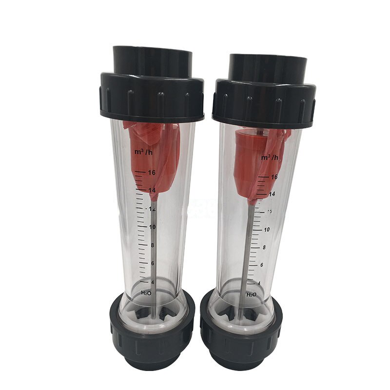 1PC PVC Rotameter LZSDN50/DN65/DN40 Connect Water Flow Meter Liquid Water Straight Plug Pipeline Type Variable Area Flowmeter