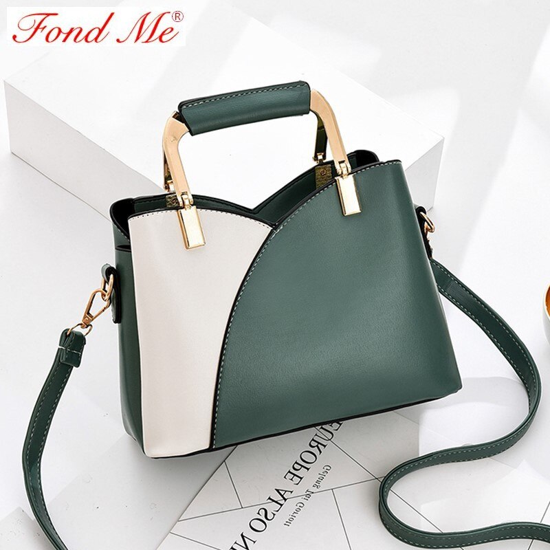 Neue Alle-Match Große Kapazität One-Schulter Crossbody Hand Tasche: green