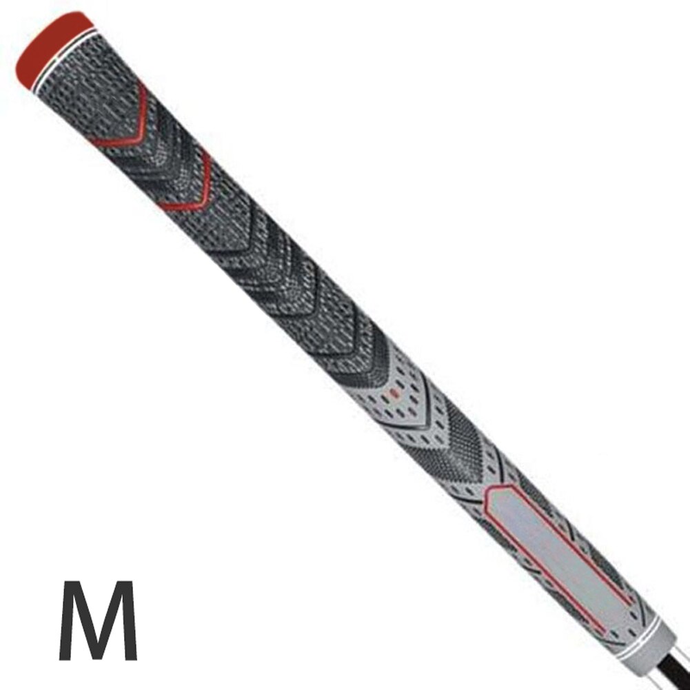 Multi Compound Golf Grips Standard Size All Weather Rubber Golf Club Grips for Clubs Wedges Drivers Irons Hybrids: Grey M