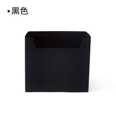 Livre fournitures porte-documents boîte de rangement de bureau dortoir bureau bibliothèque Simple livre organisateur multi-fonction étudiant panier: Black