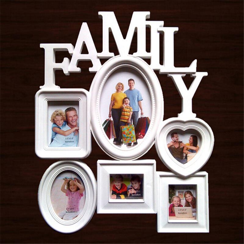 Collage Picture Frame 6 Openings Family Hanging Picture Frame Photo Frame For Wall Decor To Family
