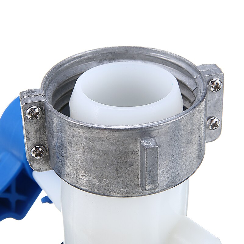 Tank Ball Valve Free Turning Aluminum Nut Plastic Container Outlet Control High Mechanical Acid Resistance Corrosion Resistance