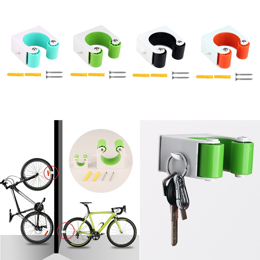 Bicycle Wall Mount Hook Parking Rack Road MTB Bike Buckle Wall Mounted Bike Bicycle Cycle Storage Mount Rack Hook Holder Garage
