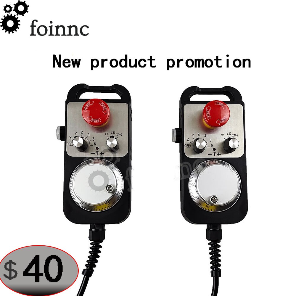 4/6 axis cnc electronic handwheel standard 5v mpg mach3 motion control system, emergency stop electronic handwheel