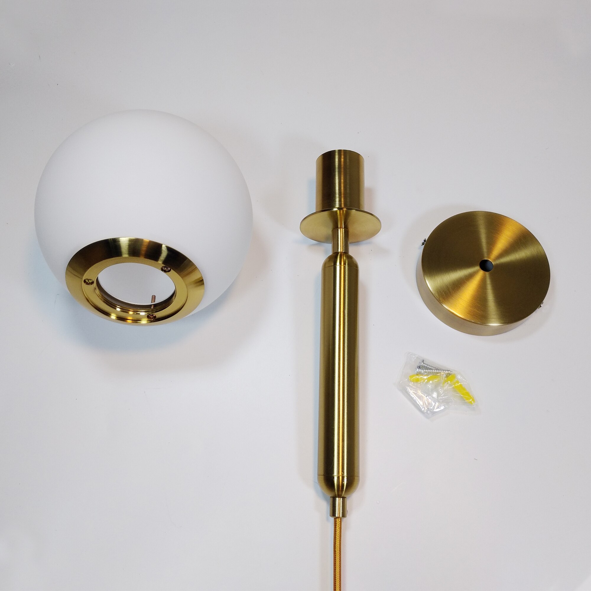 Nordiske led pendellamper glaskugle til soveværelse bar pendel iluminação sort guld globe hanglamp moderne pendel loftslampe