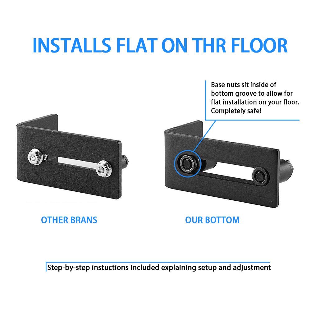 Hardware Shed Door Roller Glide Set Sliding Barn Roller Guide Adjustable 8 Setup Options Hanger Track Closet Door Roller Rail