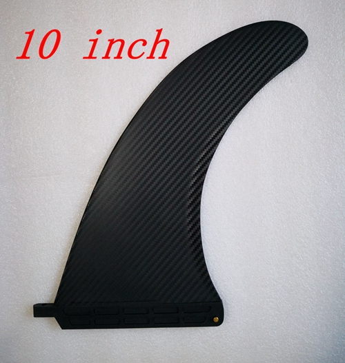 Center Single 8 inch surf fins Plastic US surfboard fin stand up paddle fins: 10 inch fiberline