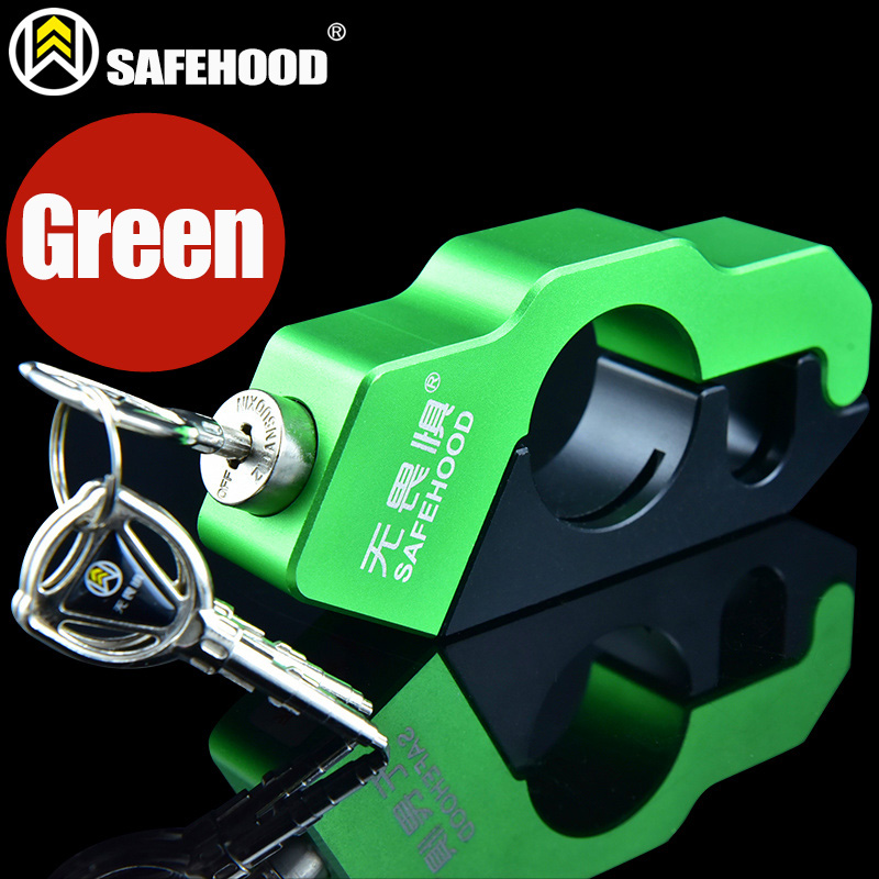 Z-con's Motorrad-Griffschloss, CNC-Sicherheit, Sicherheitsschloss, Lenker, praktisch, Bremshebel, Scheibenschloss, geeignet für Motorrad, ATV, Sco
