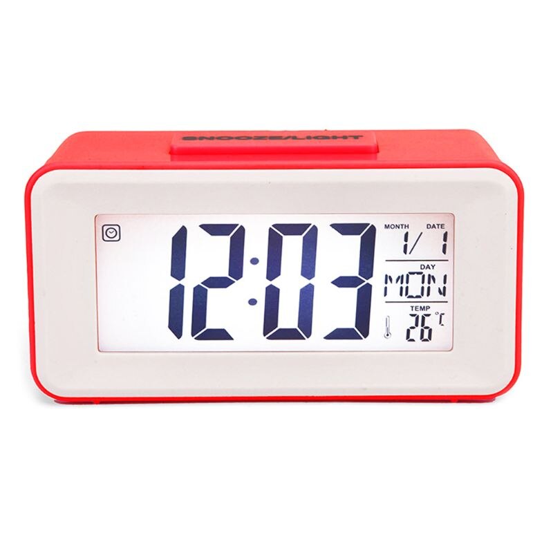 Digital LED Alarm Clocks Student Clocks With Week Snooze Thermometer Watch Electronic Table Calendar LCD Desk Timer