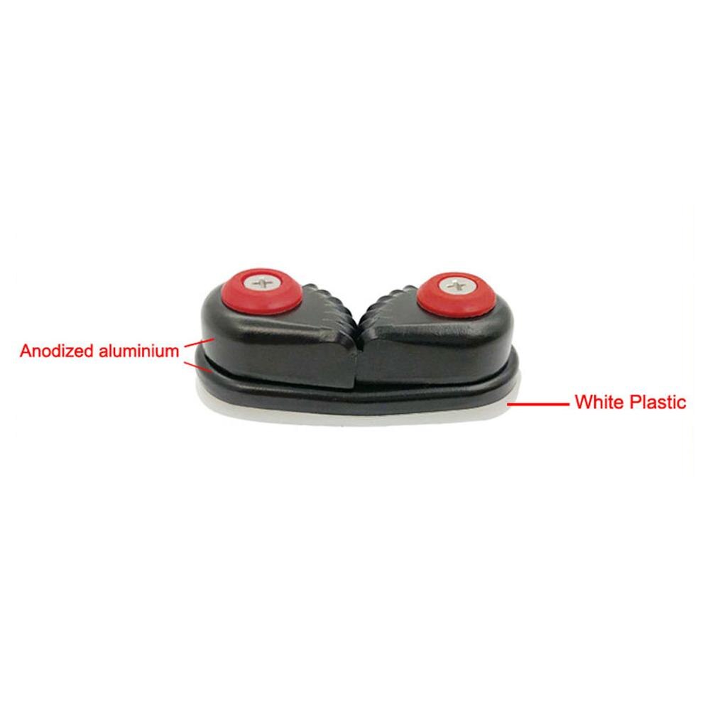 Nylon Boat Fast Entry Cam Cleat With Leading Rings Ball Bearings Rope Clamp Pilates Equipment Boat Cleats Kayak Marine Accessary
