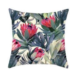45 x 45cm växter blommigt kuddfodral tropiska löv kuddfodral kuddfodral för vardagsrum bedboom: 21