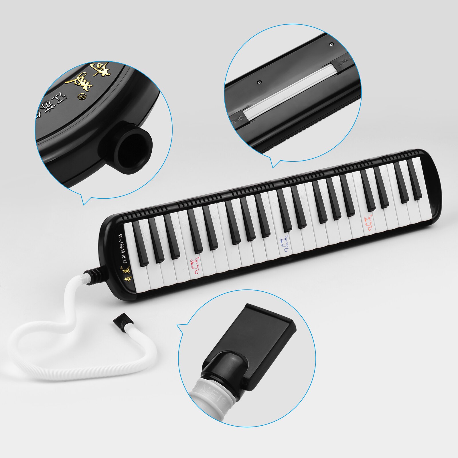 41 schlüssel Melodica Pianica Mund Klavier Luft Klavier Tastatur Musical Instrument für Musik Bildung Begleitung