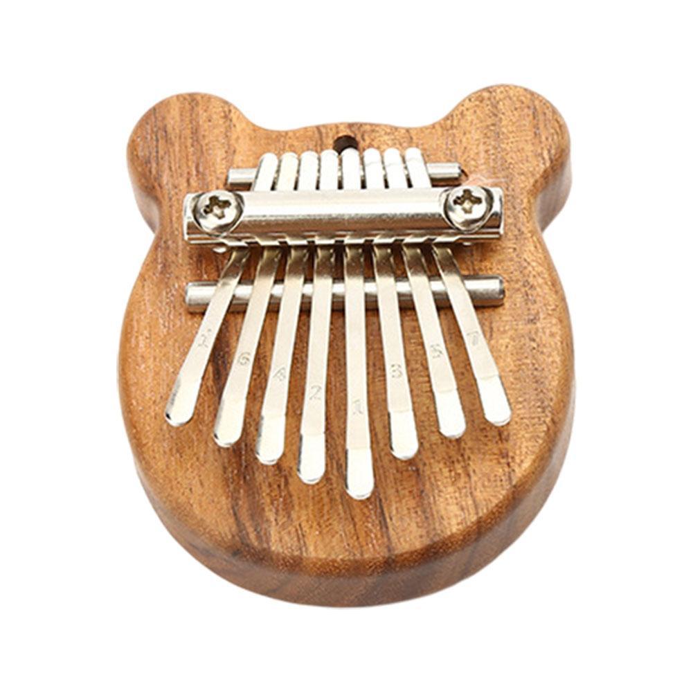 8 Key Mini Kalimba Thumb Piano Wood Exquisite Finger Thumb Piano Marimba Musical Instrument Accessory Year