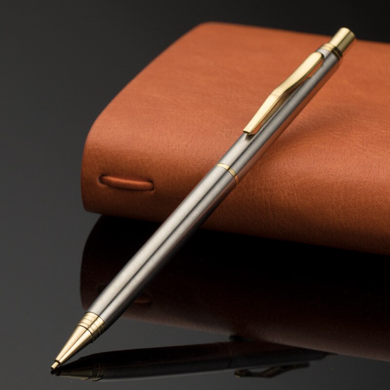 Metal Stainless Steel Mechanical Pencil 0.5mm Automatic Pencils Drawing Writing Activity Pencil Office School Stationery