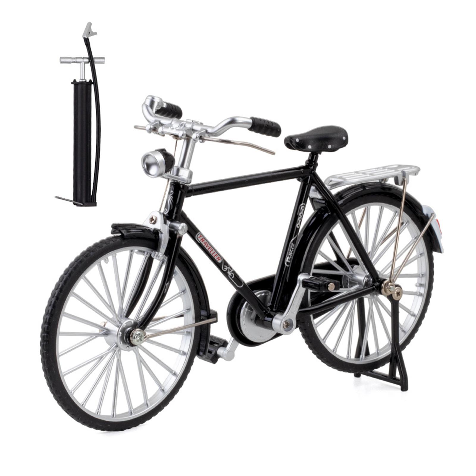 1 PC 1:10 Fahrrad Modell Finger Fahrrad Kreative retro für drinnen Jungen Erwachsene