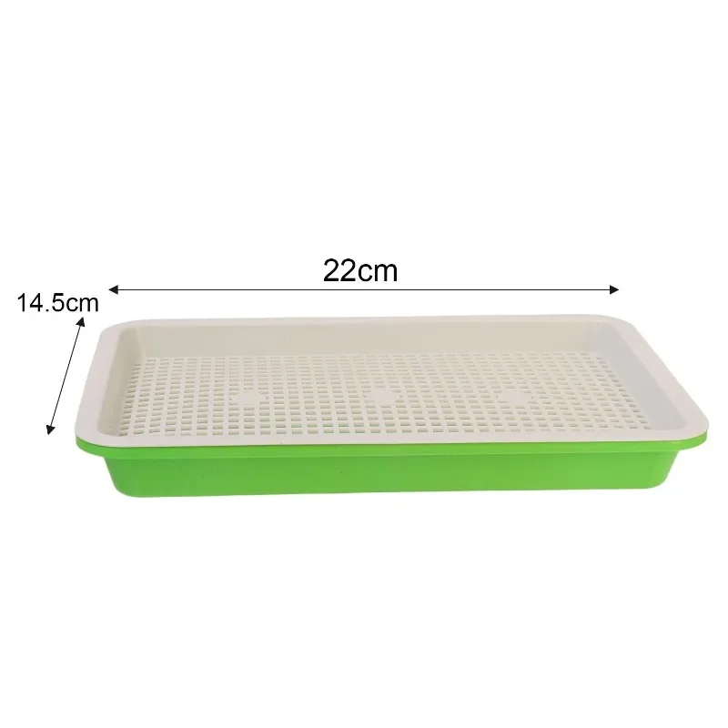 3/1PCS Plastic Grow Kwekerij Potten Groente Grondloze Kwekerij Trays Zaad Kieming Lade Zaailing Spruit Plaat Tuin