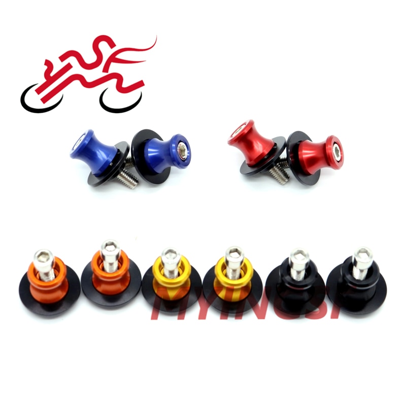 Svingarm spoler skyder til suzuki gsx 1300r hayabusa b-king sfv 650 gladius gsx -s 150/750/1000/ f motorcykel stativ skrue  m8
