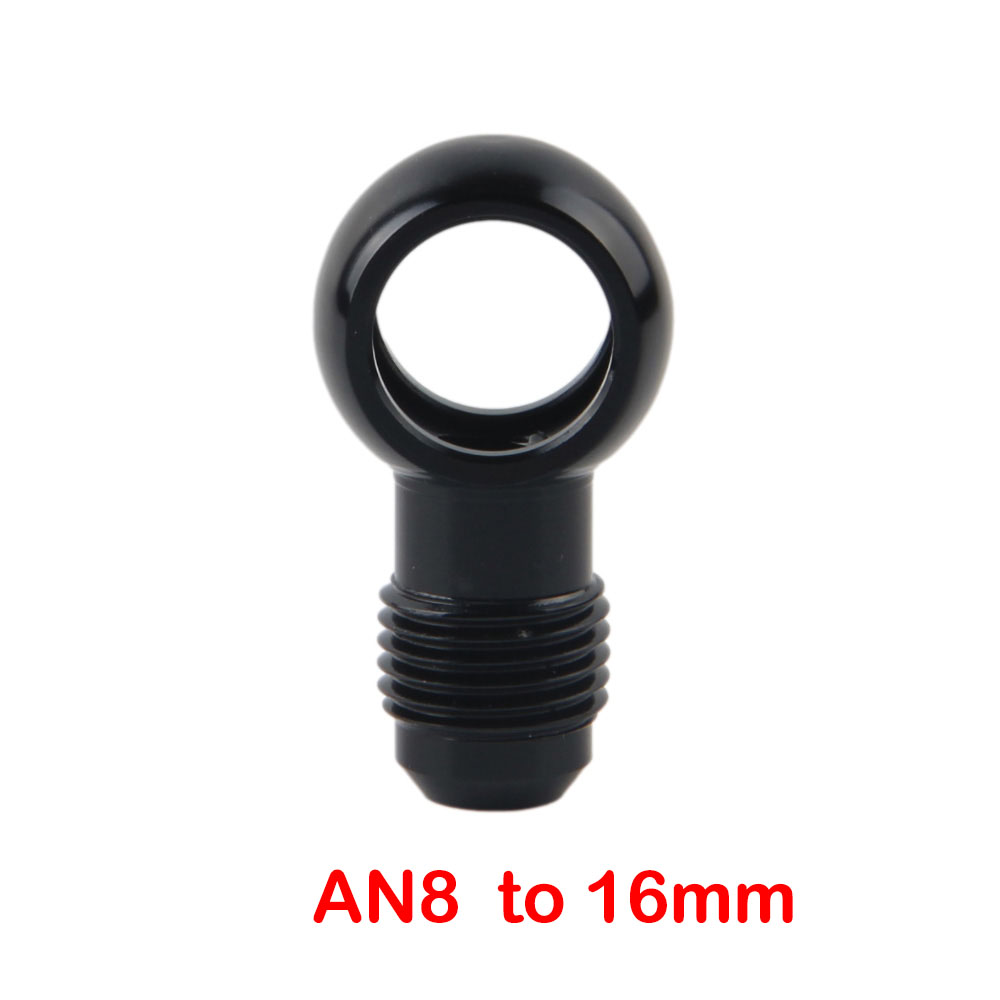 Tornillo de embrague hidráulico de perno M12 x 1,5 M14 x 1,5 con montaje de Banjo de aluminio salida Banjo macho an6 adaptador de ajuste 12mm 14mm: Rosa