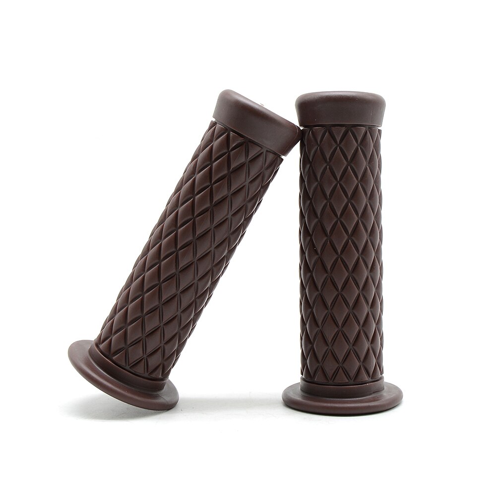 Poignées de moto rétro classiques, accessoires de vélo vintage pour harley yamaha, guidon de moto cafe racer: maroon